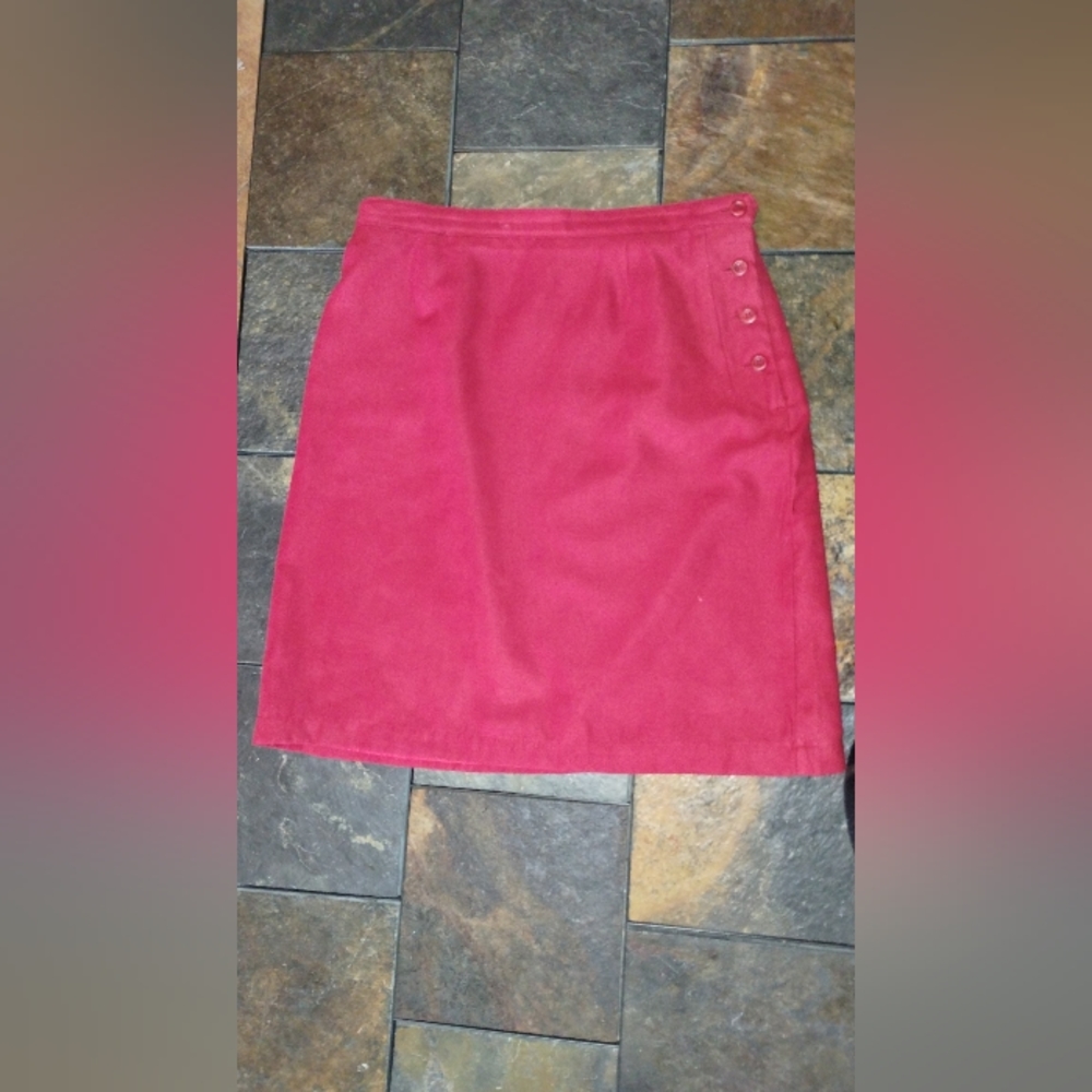 Christopher Banks Red Skirt Size 6